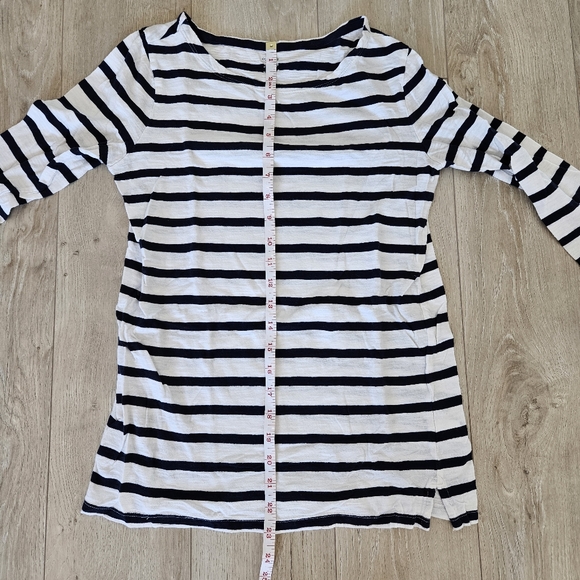 Old Navy Long Sleeve Shirt, XS, White/Navy Stripes - Picture 6 of 6